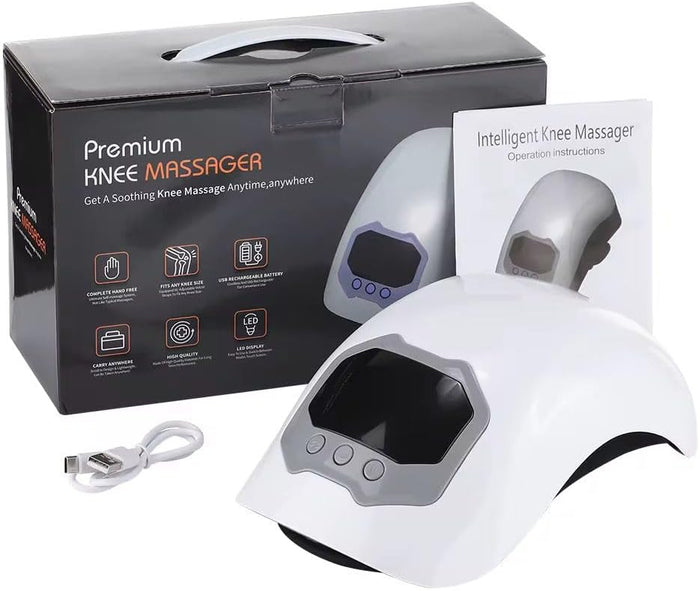 Cordless knee massager with heat and vibration – photo 1
