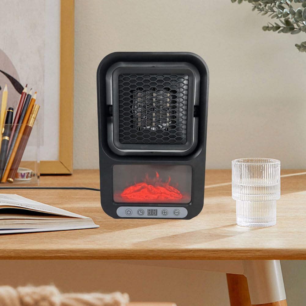 Portable fireplace heater with flame effect – photo 4
