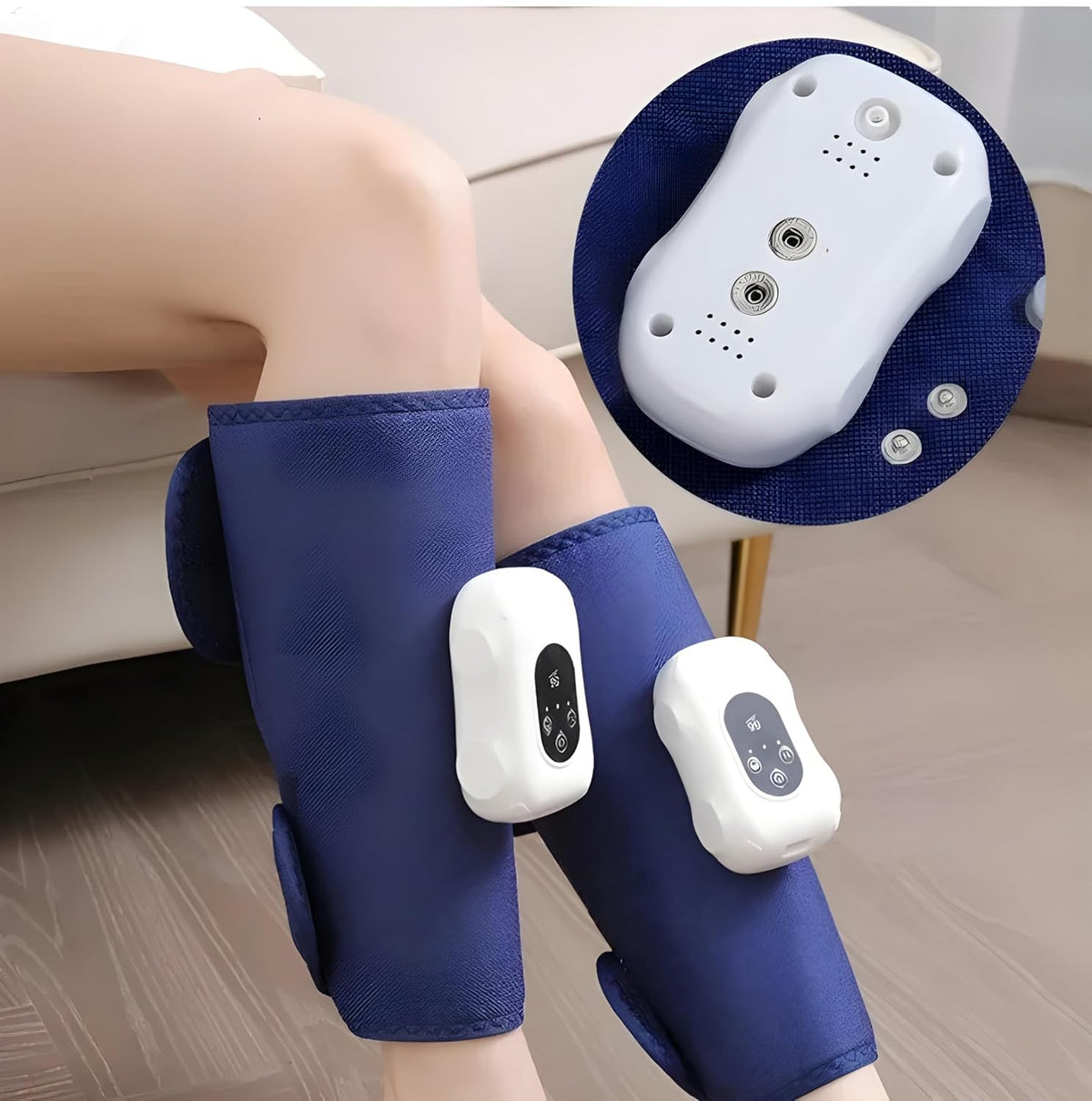 Cordless leg and calf massager pair – photo 5