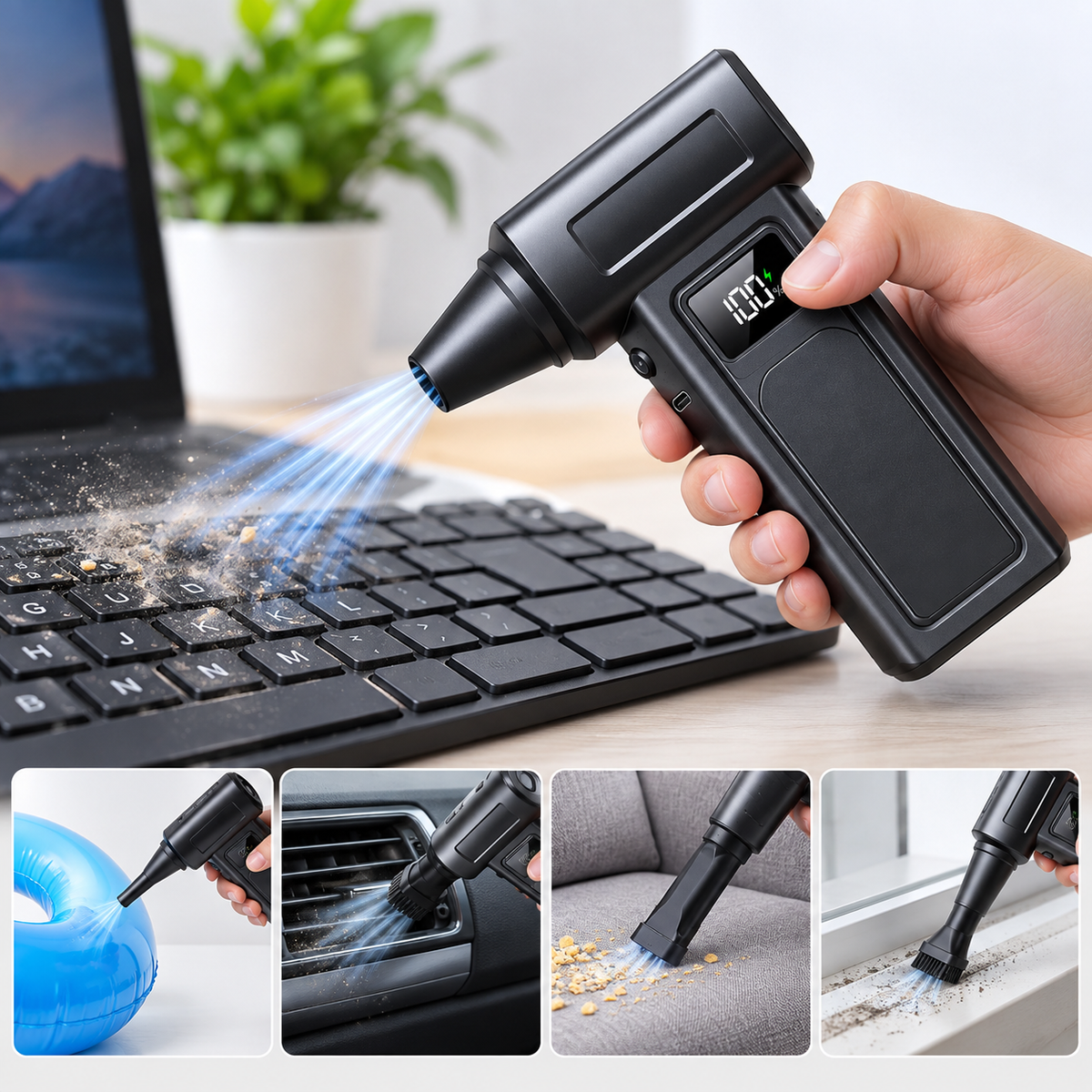 2-in-1 cordless mini vacuum and blower – photo 2