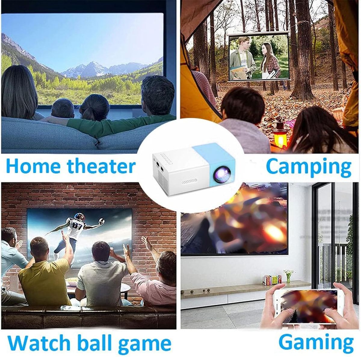Portable mini LED projector – photo 2