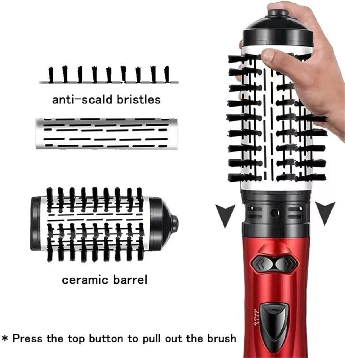 Rotating hot air styler brush – photo 5