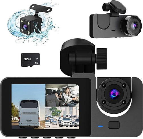 3-channel car dash camera – photo 1