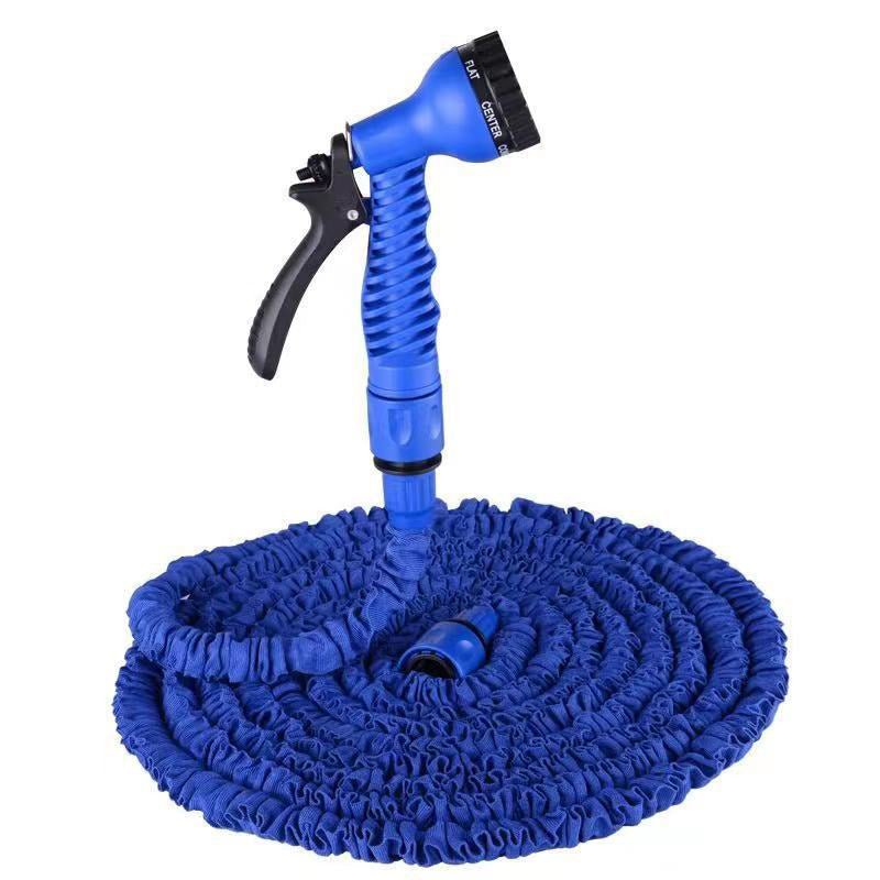 Expandable garden hose with spray nozzle – photo 2