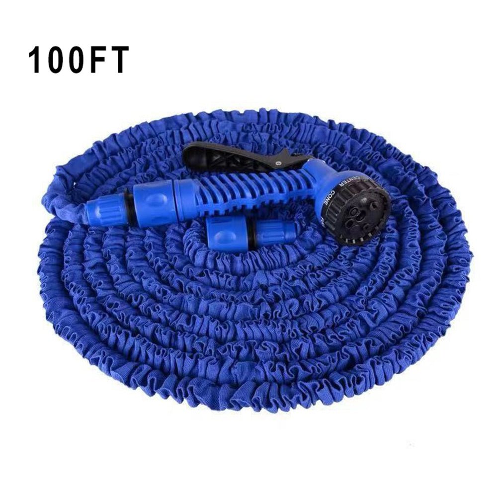 Expandable garden hose with spray nozzle – photo 3