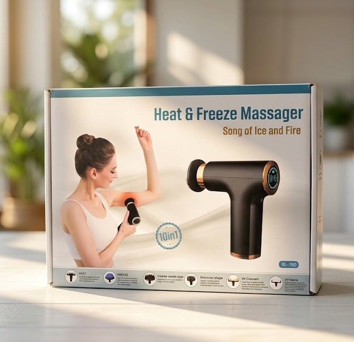 Heat and cold percussion massage gun – photo 1