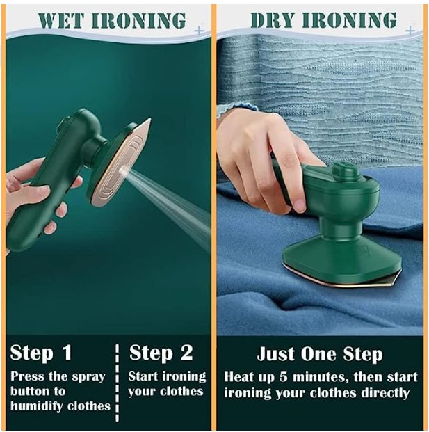 Portable mini steam iron – photo 2
