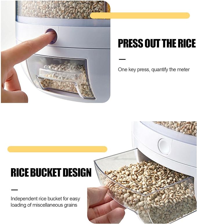 Rotating rice and grain dispenser – photo 2